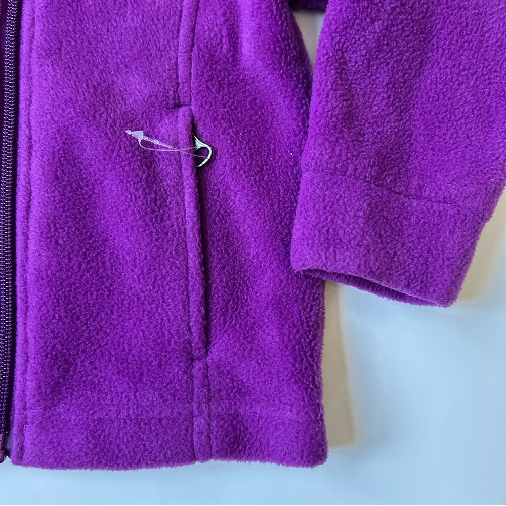 NWOT Columbia Toddler Girl Purple Sawyer Rapids Fleece Jacket, Size 2T - Picture 4 of 7